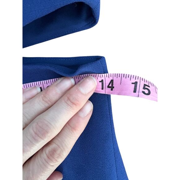 Alice + Olivia Riki Cutout Sheath
Dress in Blue Size 8 - Picture 7 of 15